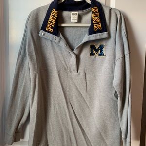 Women’s PINK University of Michigan sweater